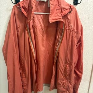 Mens LL Bean windbreaker hooded jacket size L ❤️